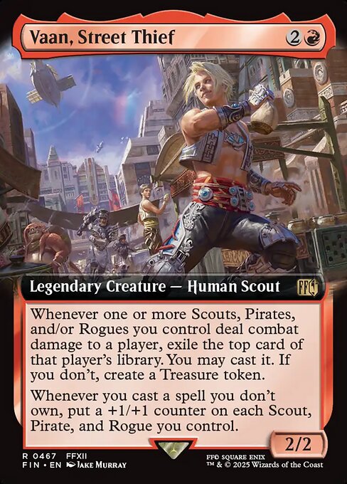 Vaan, Street Thief (467) - EXTENDED ART (Foil) - Final Fantasy - Game On