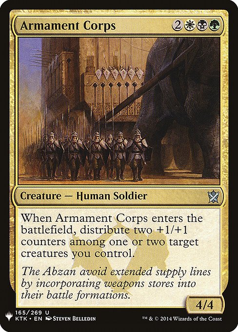 Armament Corps (KTK-165) - The List - Game On