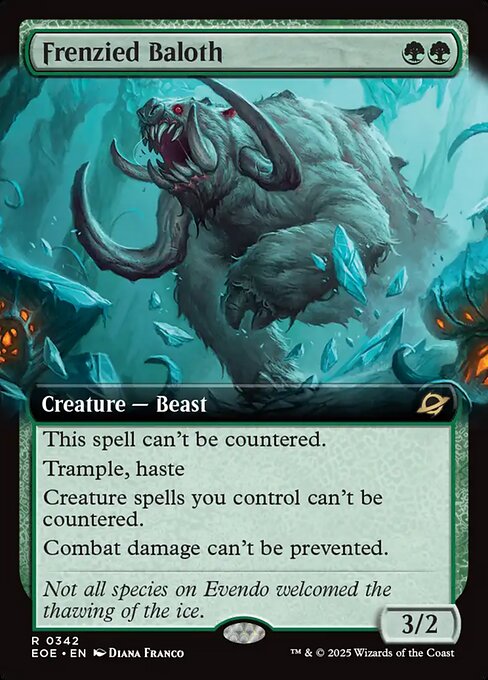 Frenzied Baloth (342) - EXTENDED ART (Foil) - Edge of Eternities - Game On