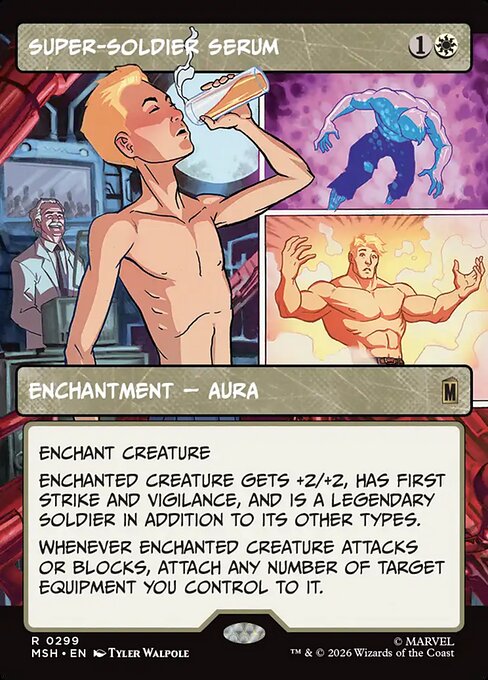 Super-Soldier Serum (299) (Foil) - Marvel Super Heroes - Game On