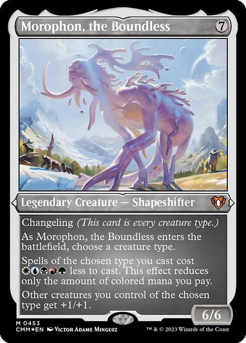 Morophon, the Boundless (453) (Etched) - Commander Masters - Game On