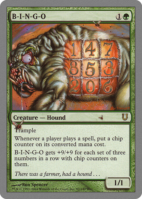 B-I-N-G-O (92) - Unhinged - Game On
