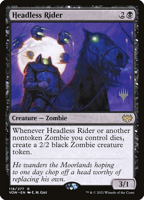 Headless Rider (118p) - Innistrad: Crimson Vow Promos - Game On