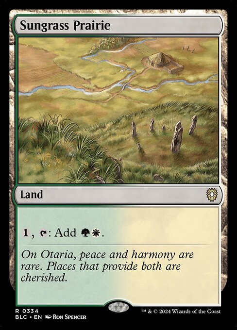 Sungrass Prairie (334) - Bloomburrow Commander - Game On