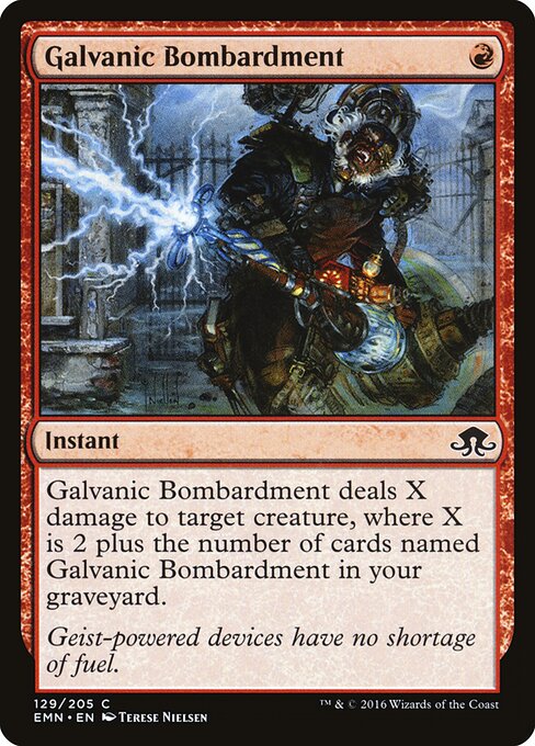 Galvanic Bombardment (129) (Foil) - Eldritch Moon - Game On