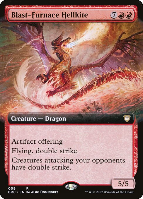 Blast-Furnace Hellkite (59) - EXTENDED ART - The Brothers' War Commander - Game On