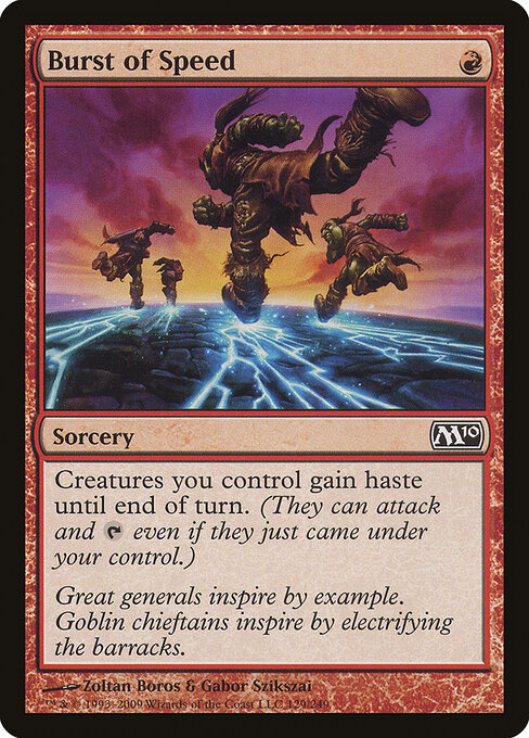Burst of Speed (129) - Magic 2010 - Game On