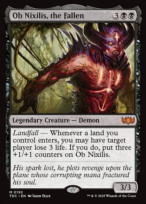 Ob Nixilis, the Fallen (192) - Tarkir: Dragonstorm Commander - Game On