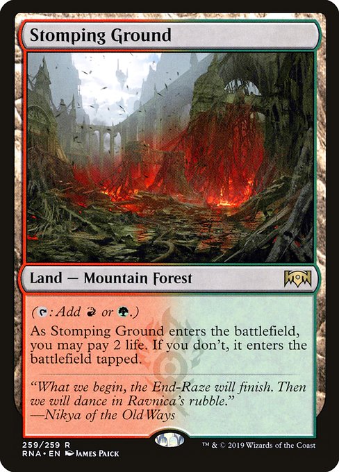 Stomping Ground (259) (Chinese (S)) - Ravnica Allegiance - Game On
