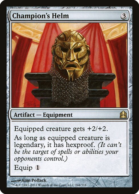 Champion's Helm (244) - Commander 2011 - Game On