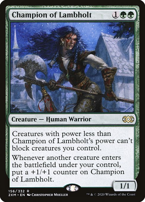 Champion of Lambholt (156) - Double Masters - Game On