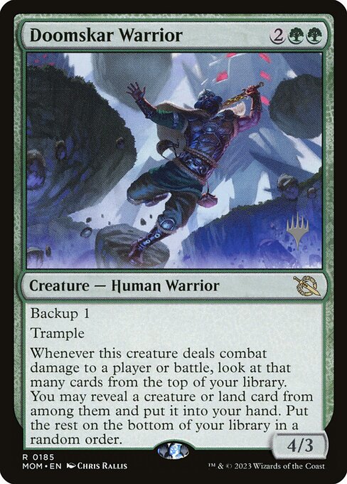 Doomskar Warrior (185p) - March of the Machine Promos - Game On