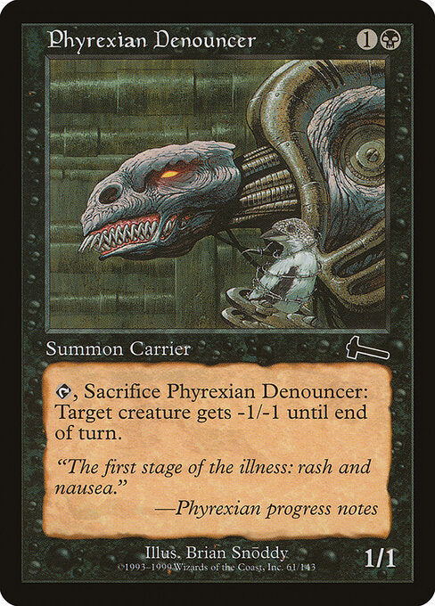 Phyrexian Denouncer (61) (Foil) - Urza's Legacy - Game On