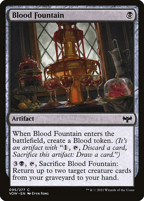 Blood Fountain (95) (Foil) - Innistrad: Crimson Vow - Game On