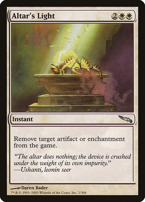 Altar's Light (1) - Mirrodin - Game On