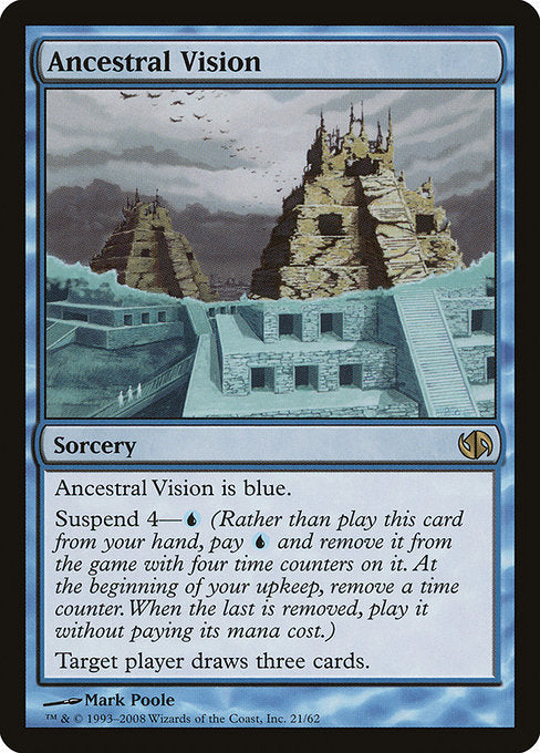 Ancestral Vision (21) - Duel Decks: Jace vs. Chandra - Game On