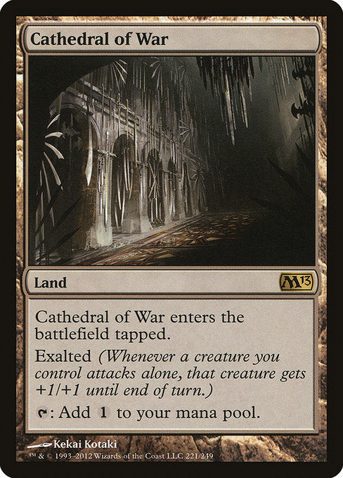 Cathedral of War (221) (Foil) - Magic 2013 - Game On