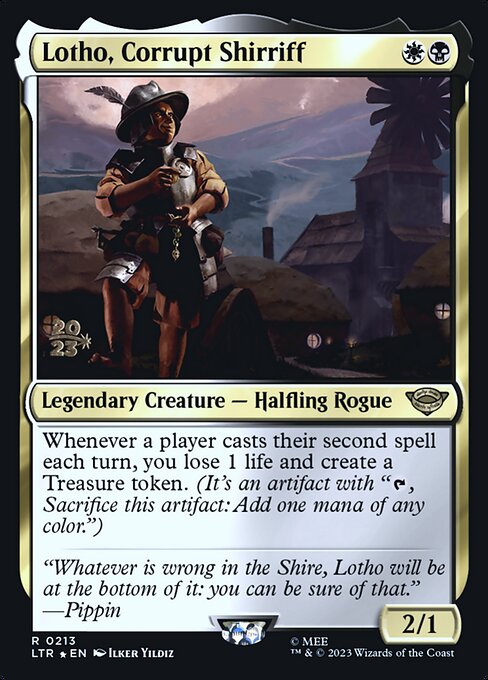 Lotho, Corrupt Shirriff (213s) (Foil) - Tales of Middle-earth Promos - Game On