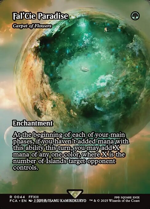 Carpet of Flowers (44) - BORDERLESS - FULL ART - Final Fantasy: Through the Ages - Game On
