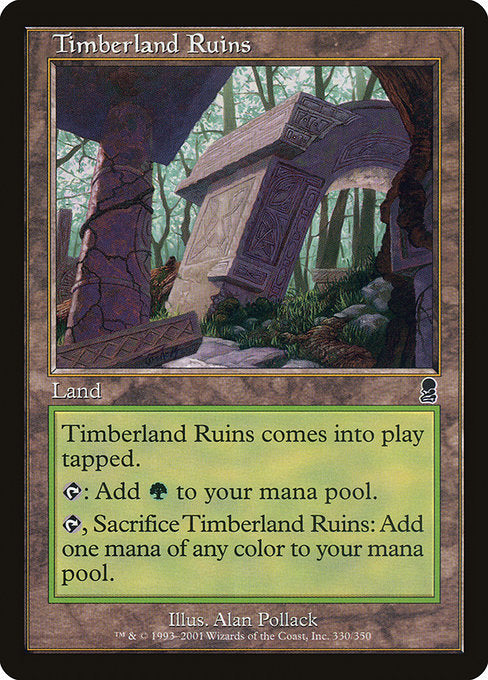 Timberland Ruins (330) (Foil) - Odyssey - Game On
