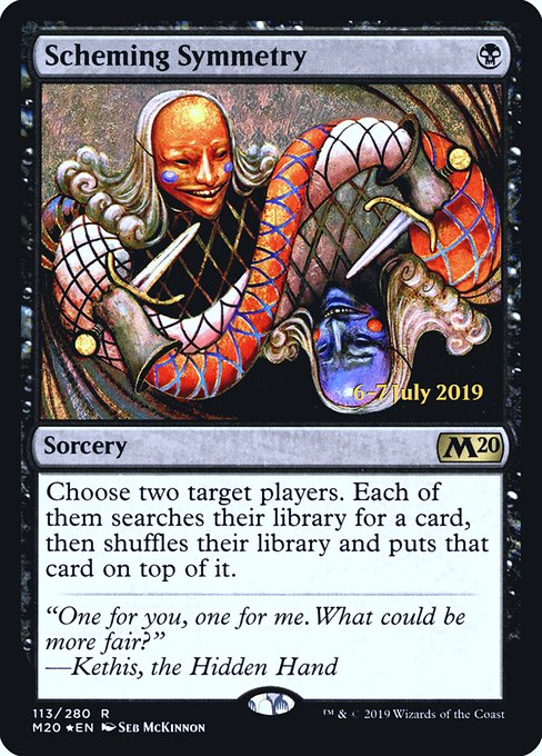 Scheming Symmetry (113s) (Foil) - Core Set 2020 Promos - Game On