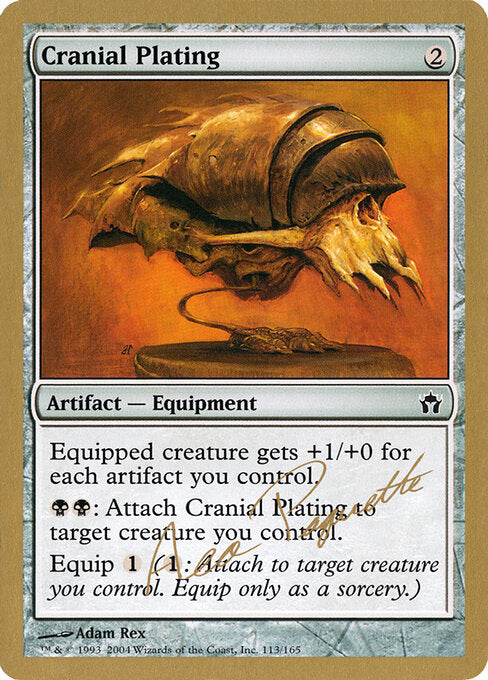 Cranial Plating (ap113) - World Championship Decks 2004 - Game On