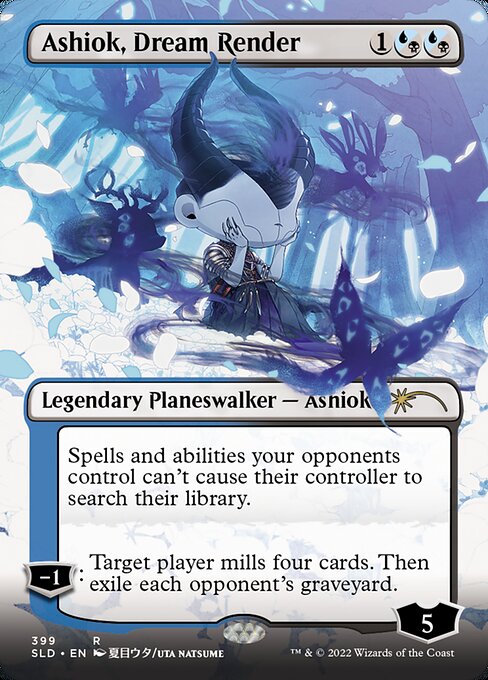 Ashiok, Dream Render (399) - BORDERLESS (Foil) - Secret Lair Drop - Game On
