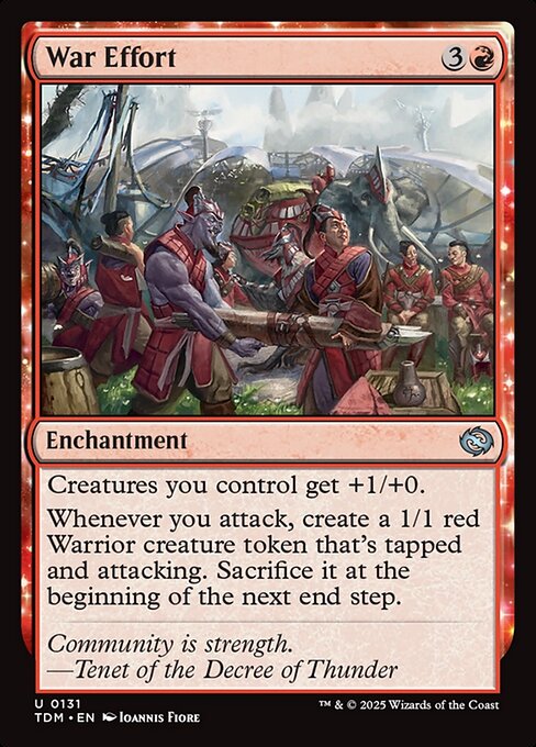 War Effort (131) - Tarkir: Dragonstorm - Game On