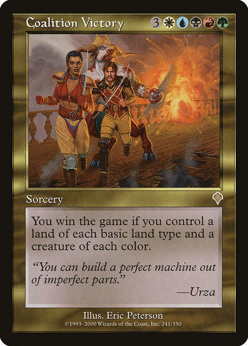 Coalition Victory (241) (Foil) - Invasion - Game On