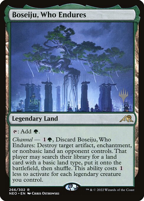 Boseiju, Who Endures (266p) - Kamigawa: Neon Dynasty Promos - Game On