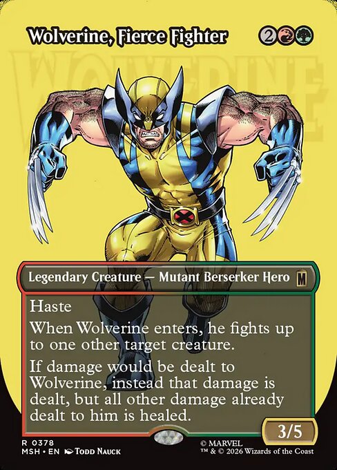 Wolverine, Fierce Fighter (378) - Marvel Super Heroes - Game On