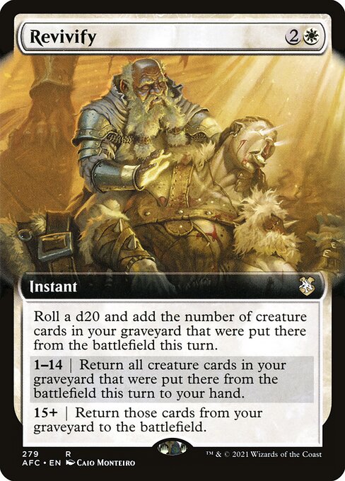 Revivify (279) - EXTENDED ART - Forgotten Realms Commander - Game On