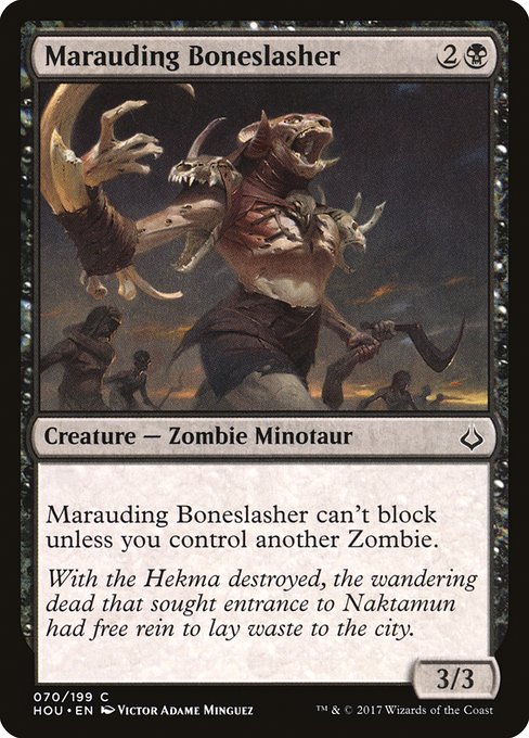 Marauding Boneslasher (70) (Foil) - Hour of Devastation - Game On