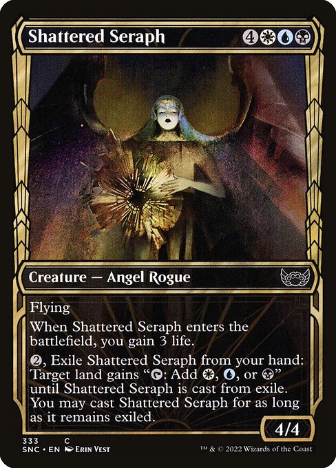 Shattered Seraph (333) - SHOWCASE (Foil) - Streets of New Capenna - Game On