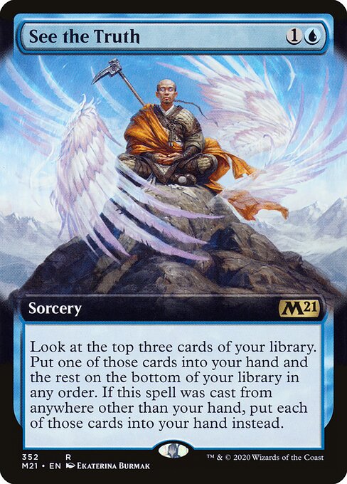 See the Truth (352) - EXTENDED ART - Core Set 2021 - Game On