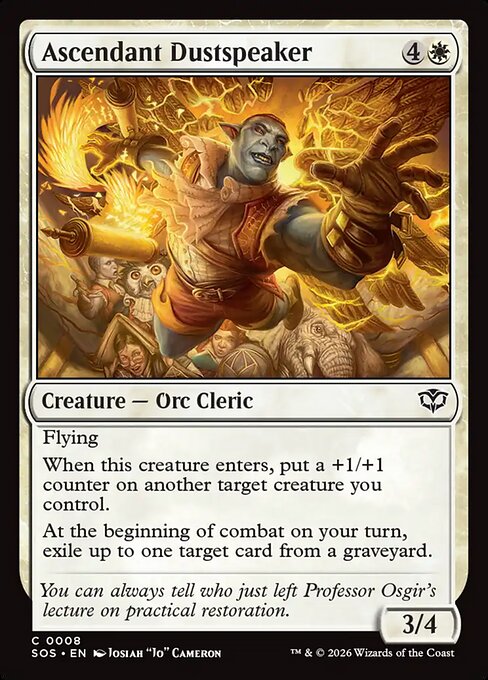 Ascendant Dustspeaker (8) (Foil) - Secrets of Strixhaven - Game On