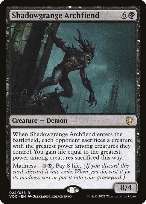 Shadowgrange Archfiend (22) - Crimson Vow Commander - Game On