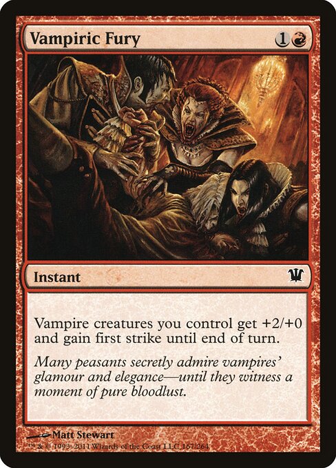 Vampiric Fury (167) (Foil) - Innistrad - Game On