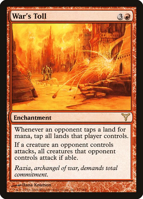 War's Toll (77) - Dissension - Game On