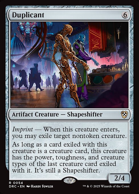 Duplicant (54) - Aetherdrift Commander - Game On