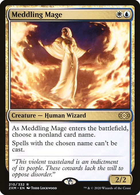 Meddling Mage (210) - Double Masters - Game On