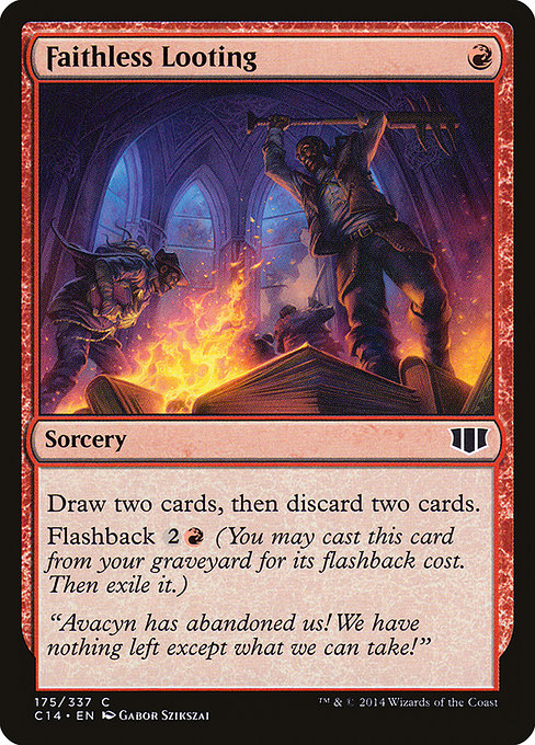 Faithless Looting (175) - Commander 2014 - Game On
