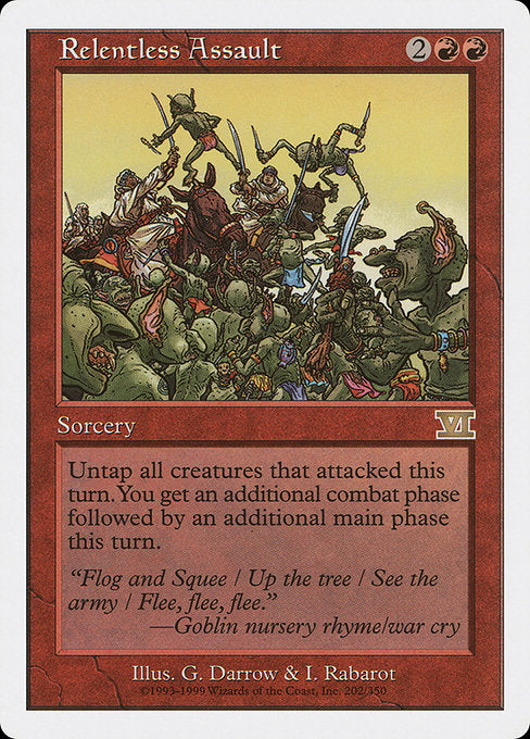 Relentless Assault (202) - Classic Sixth Edition - Game On