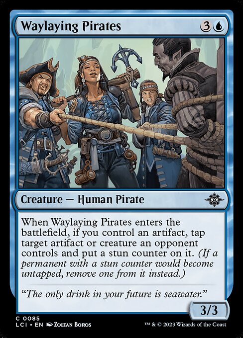Waylaying Pirates (85) (Foil) - The Lost Caverns of Ixalan - Game On