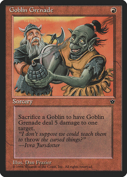 Goblin Grenade (56b) - Fallen Empires - Game On