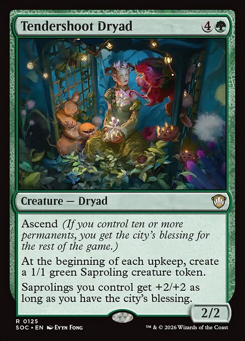 Tendershoot Dryad (125) - Secrets of Strixhaven Commander - Game On