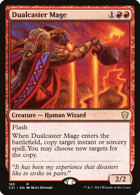 Dualcaster Mage (165) - Commander 2021 - Game On