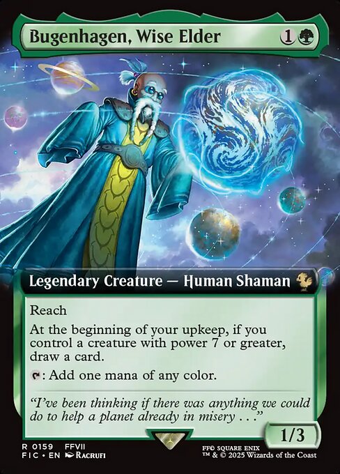 Bugenhagen, Wise Elder (159) - EXTENDED ART (Foil) - Final Fantasy Commander - Game On