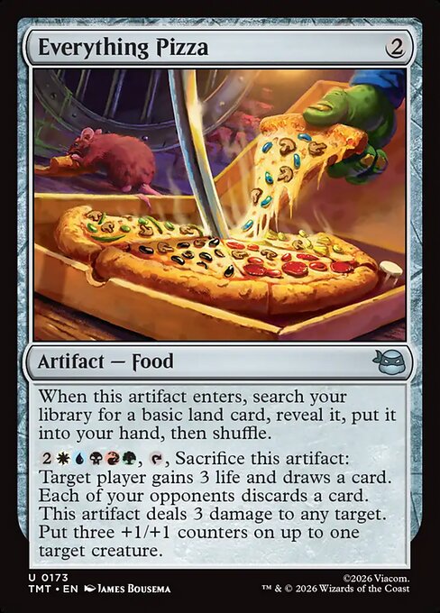 Everything Pizza (173) (Foil) - Teenage Mutant Ninja Turtles - Game On