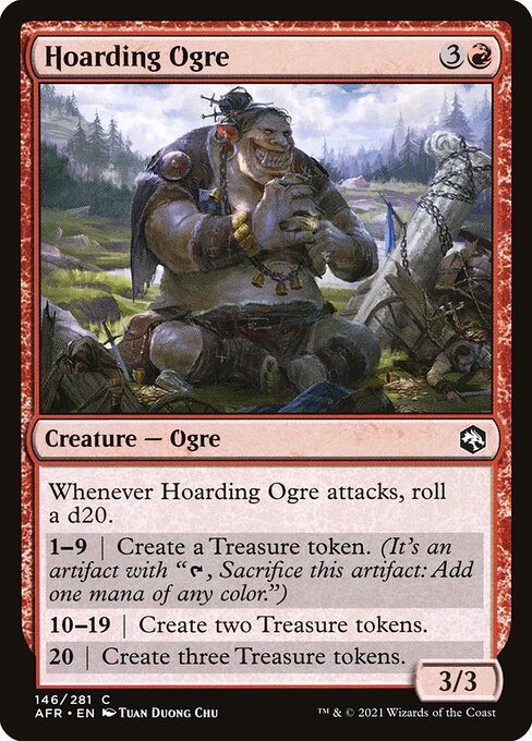 Hoarding Ogre (146) (Foil) - Adventures in the Forgotten Realms - Game On